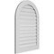 Ekena Millwork Round Top Surface Mount PVC Gable Vent: Functional, w/ 3-1/2"W x 1"P Standard Frame, 28"W x 40"H GVPRT28X4001SF - alternate 5